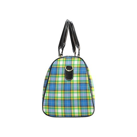 'Yorkshire Tartan' (Heritage) Nylon Duffle with Faux Leather Trim