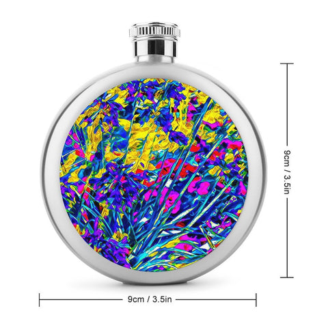 'Agapanthus' Hip Flask