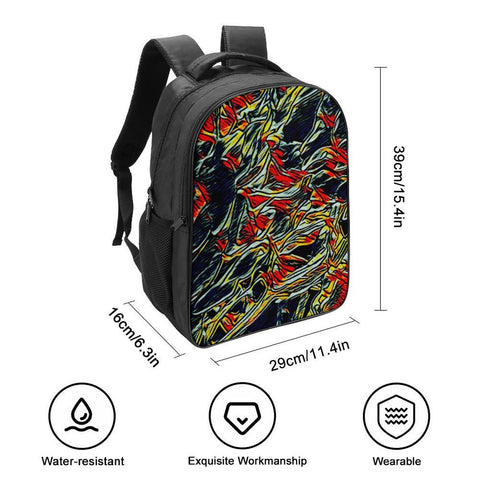 'Earthquake' Nylon Backpack