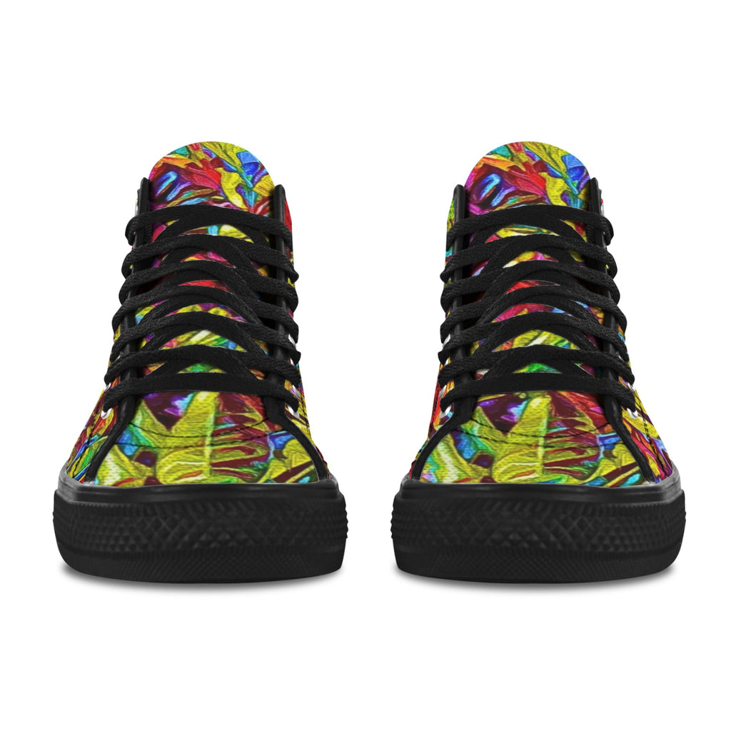 'Tropica' (Black) Vancouver H Women's Canvas Shoes (1013-1)
