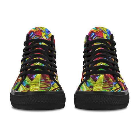 'Tropica' (Black) Vancouver H Women's Canvas Shoes (1013-1)