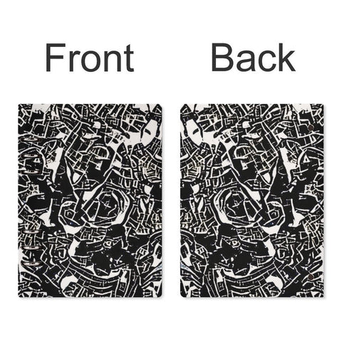 'Liquorice' Faux Leather A5 Binder Notebook
