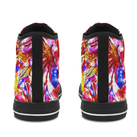'Clematis' (Black) Women's 'Vancouver' High Top Boots