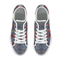 'Graphite' (White) Seattle Low Top Men's Shoes (Model 1013-6)