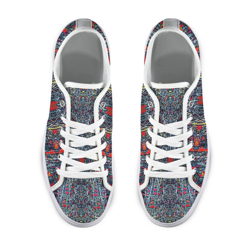 'Graphite' (White) Seattle Low Top Men's Shoes (Model 1013-6)