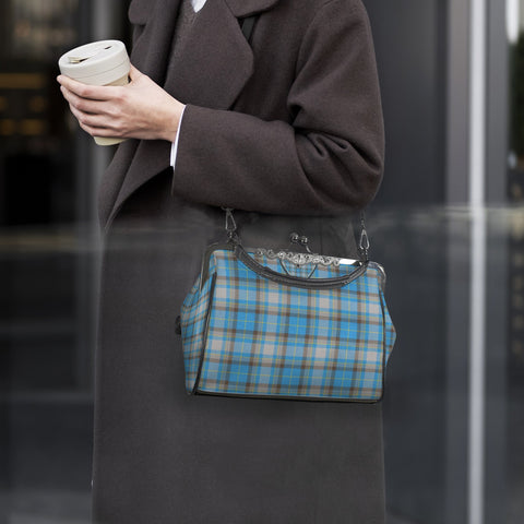 'Yorkshire Marine' (Heritage) (Slant) Faux Leather Kisslock Handbag Crossbody