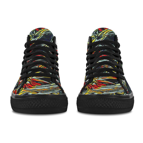 'Earthquake' (Black Trim) Vancouver Canvas Boots