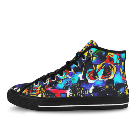 'Galaxa' (Black) Women's 'Vancouver' High Top Boots