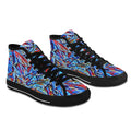 'Clematis Sapphire' (Black Trim) Vancouver Canvas Boots