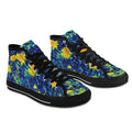 'Wild Poppies' (Black Trim) Vancouver Canvas Boots