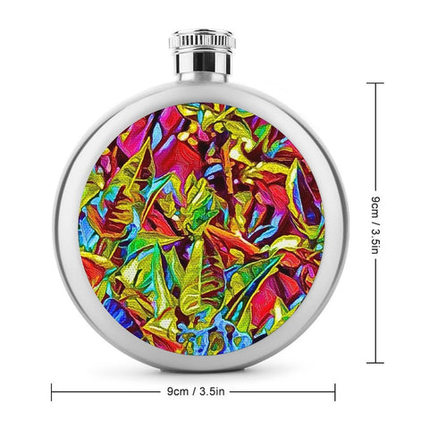 'Tropique' Hip Flask