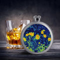 'Wild Poppies' Hip Flask