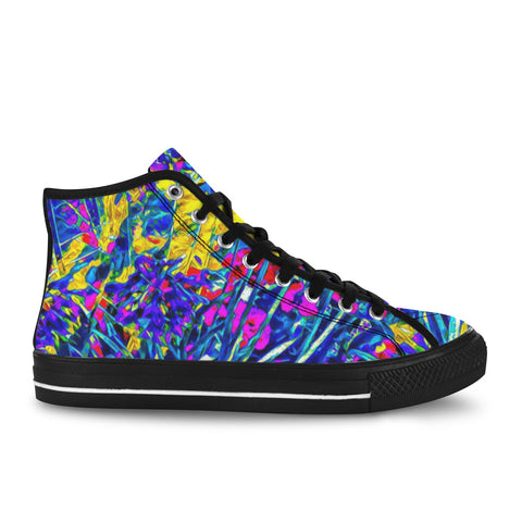 'Agapanthus' (Black Trim) Vancouver Canvas Boots