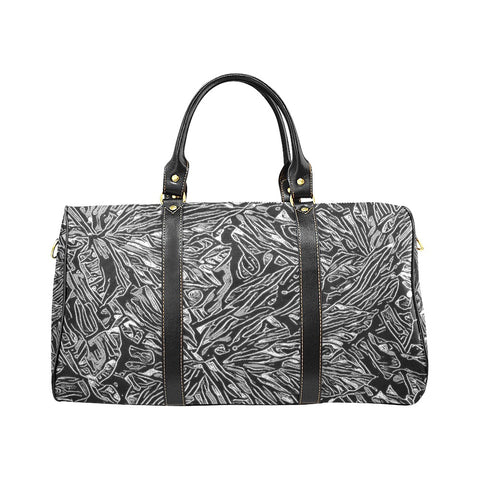 'Filament' Nylon Duffle With Faux Leather Trim