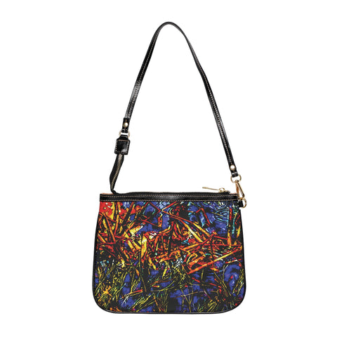 'Graffiti Aqua' Shoulder Bag