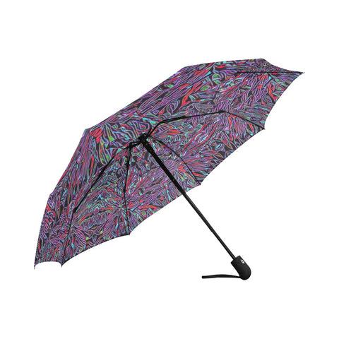 'Clematis Neon' Auto-Foldable Umbrella