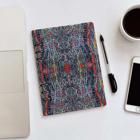 'Graphite' Faux Leather A5 Binder Notebook