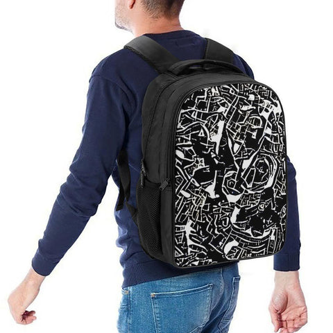 'Liquorice' Nylon Backpack
