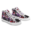 'Gothic Rose' (White Trim) Vancouver Canvas Boots
