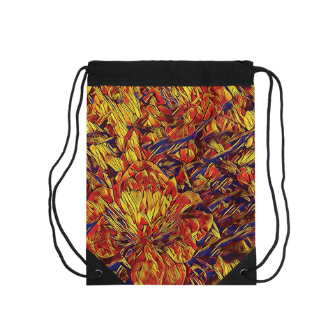 'Peony' Drawstring Bag