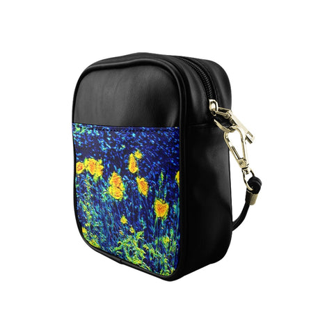 'Wild Poppies' Sling Bag (Model 1627)