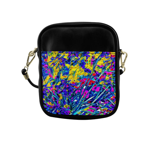 'Agapanthus' Faux Leather Sling Pouch
