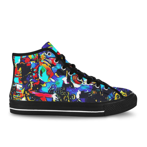 'Galaxa' (Black) Women's 'Vancouver' High Top Boots