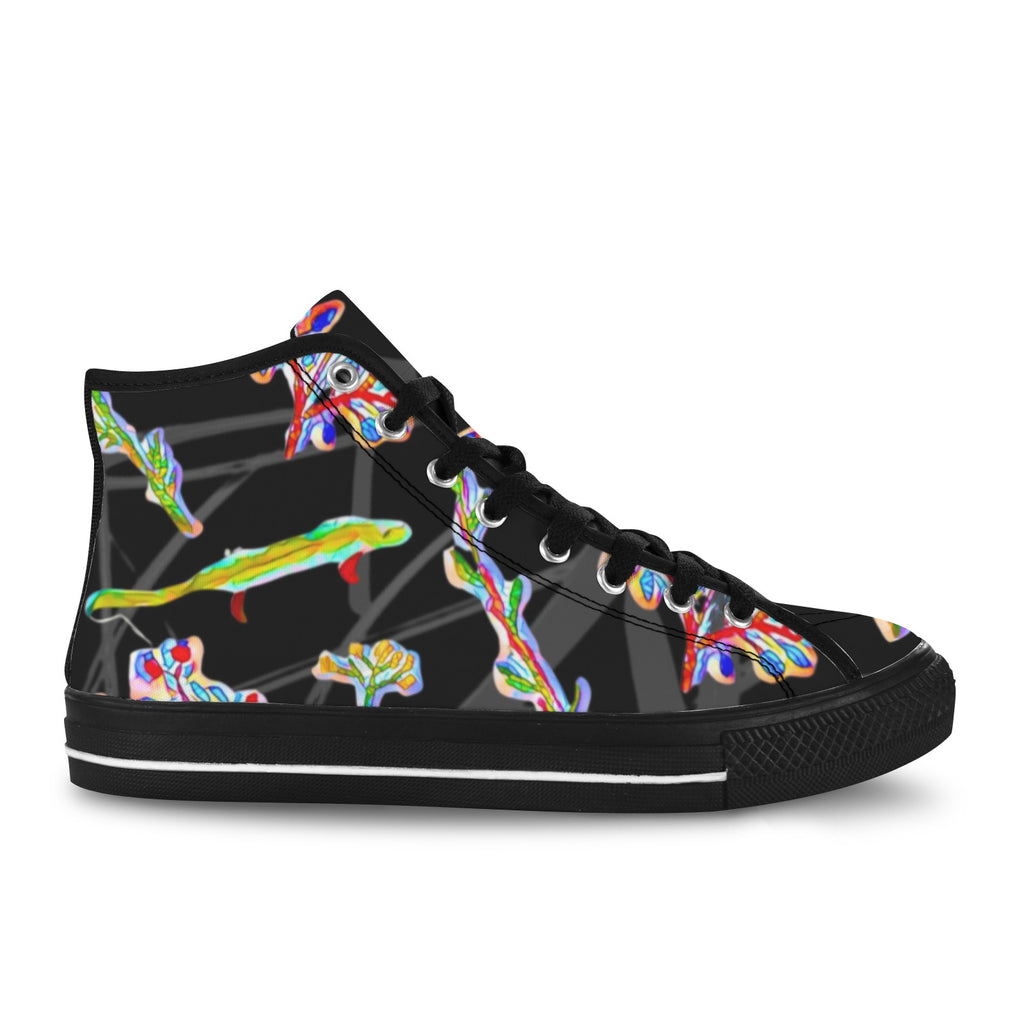 'Regenesis' (Black Edit - Black Trim) Vancouver Canvas Boots