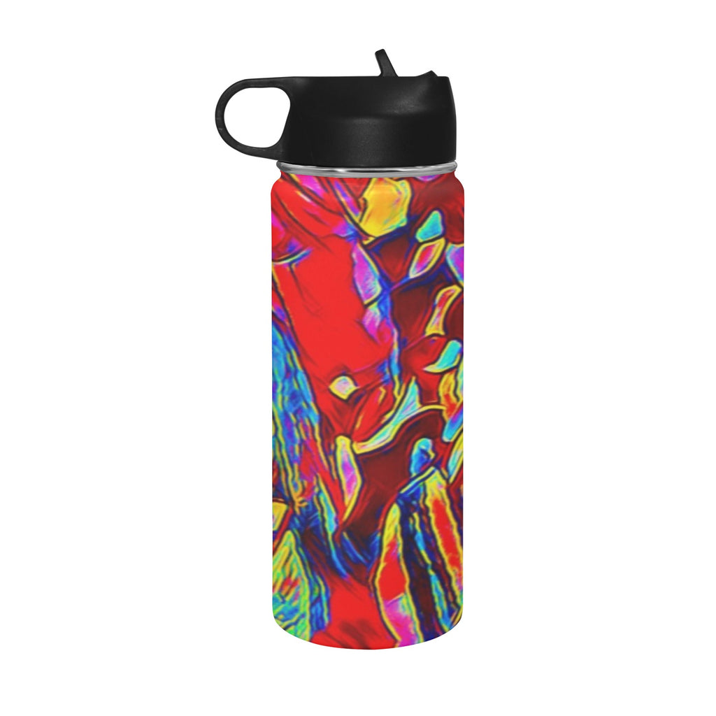 'Soulwood' Insulated Water Bottle with Straw Lid (18 oz)