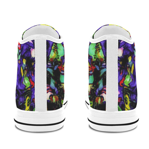 'Purple Haze' (White Trim) Vancouver Canvas Boots