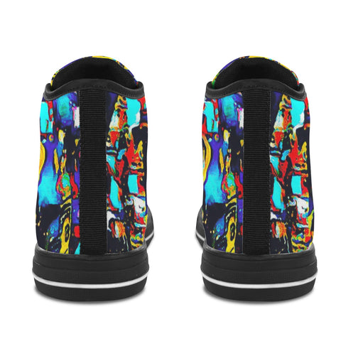 'Galaxa' (Black) Women's 'Vancouver' High Top Boots