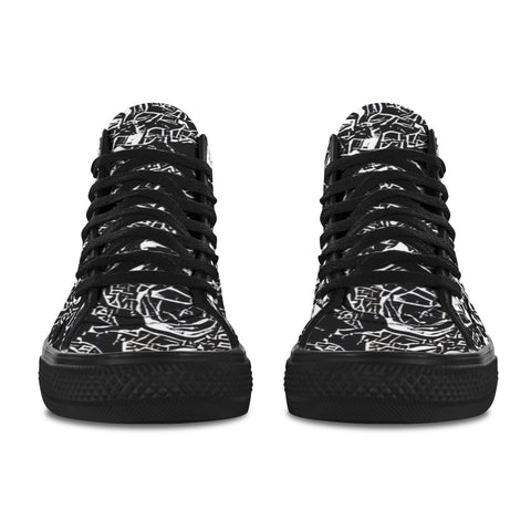'Liquorice' (Black Trim) Vancouver Canvas Boots