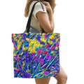'Agapanthus' Large Canvas Tote