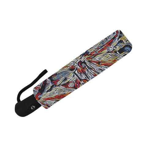 'Clematis Platinum' Auto-Foldable Umbrella