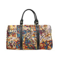 'Boilerplate' Nylon Duffle with Faux Leather Trim