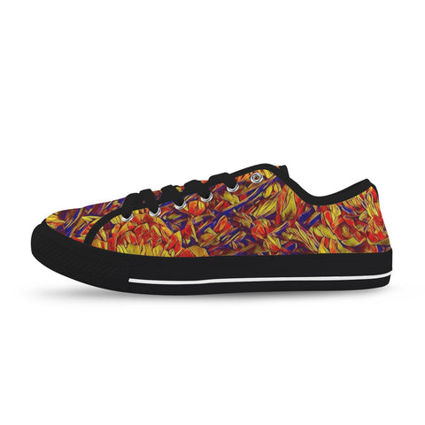 'Peony' (Black Trim) 'Seattle' Women's Trainers