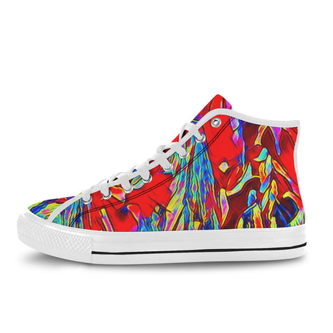 'Soulwood' (White) Women's 'Vancouver' High Top Boots
