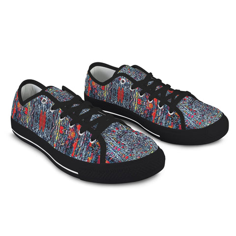 'Graphite' (Black) Women's Canvas Plimsolls