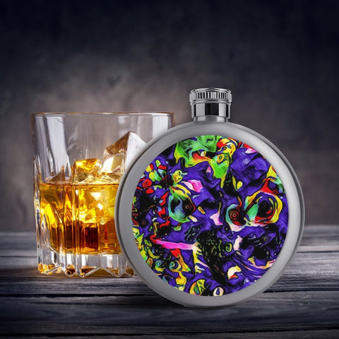 'Purple Haze' Hip Flask