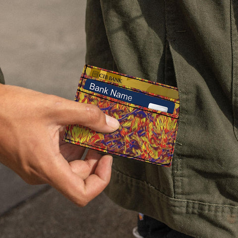 'Peony' Faux Leather Cardholder