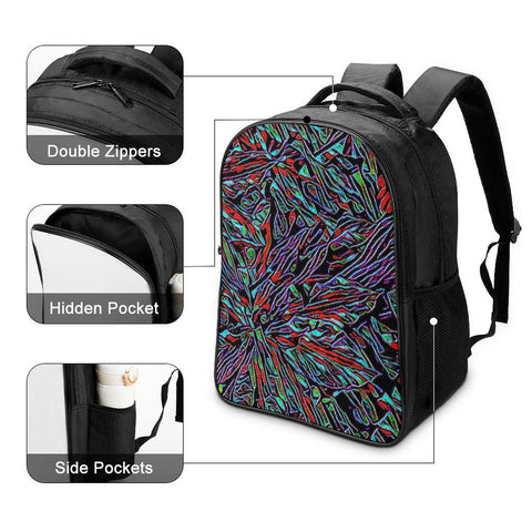 'Clematis Seaspray' Nylon Backpack