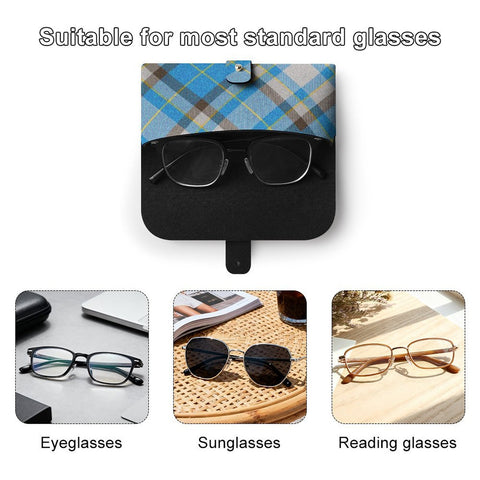 'Yorkshire Marine' (Slant) Faux  Leather Glasses Case