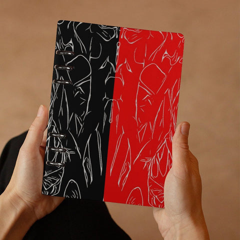 'Bloodlust' Faux Leather A5 Binder Notebook