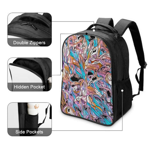 'Psychedelique' Nylon Backpack