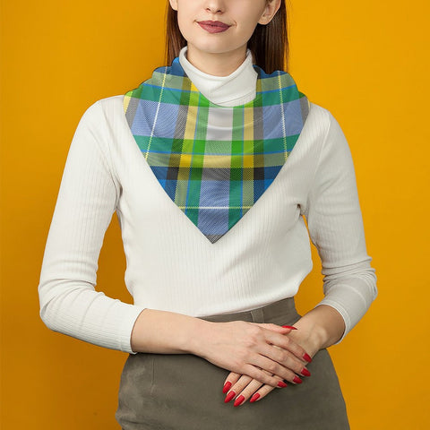 'Yorkshire Tartan' (Slant) Poly Scarf Square