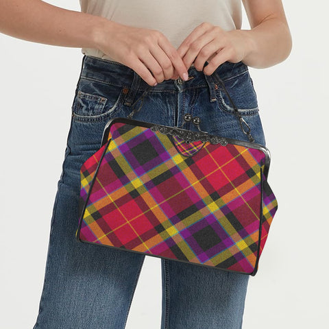'Yorkshire Moorland' (Slant) Faux Leather Kisslock Handbag Crossbody