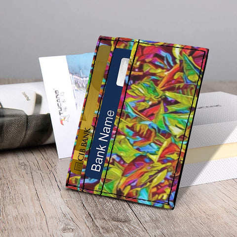 'Tropique' Faux Leather Cardholder