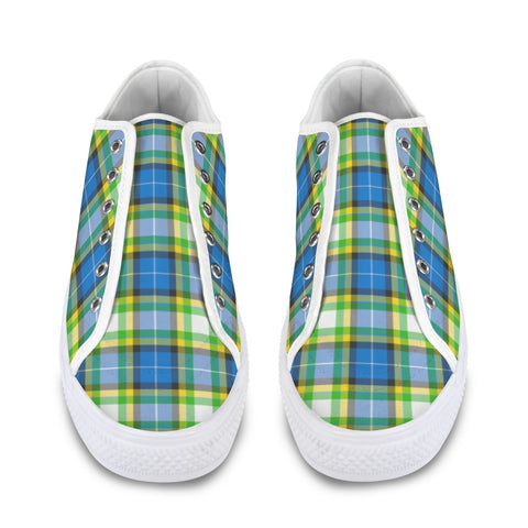 'Yorkshire Tartan' (White) 'Seattle' Men's Trainers