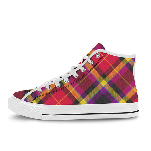 'Yorkshire Moorland' (Slant - White) Vancouver Canvas Boots