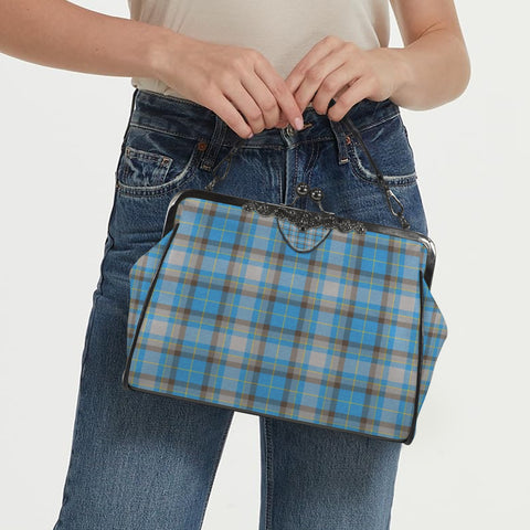 'Yorkshire Marine' (Heritage) (Slant) Faux Leather Kisslock Handbag Crossbody